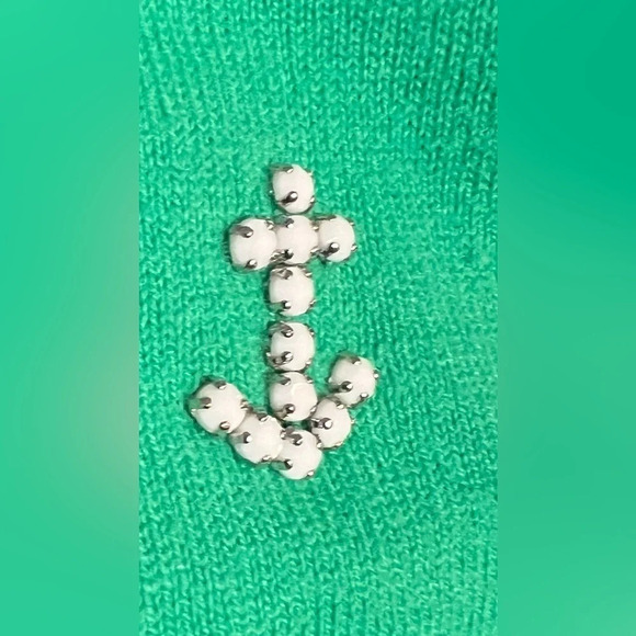 Talbots | ladies embellished anchor sweater. Size: XS - Picture 4 of 16